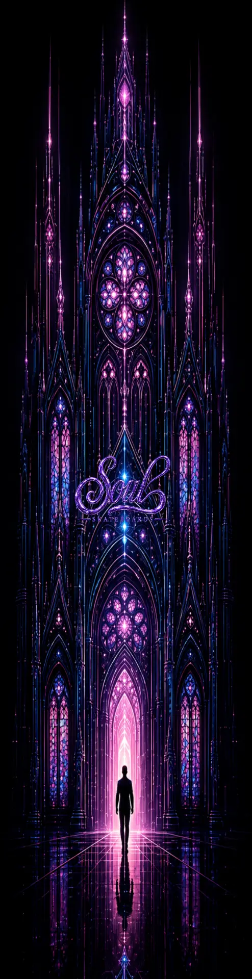 The Ascension skateboard deck artwork by Soul Skateboards